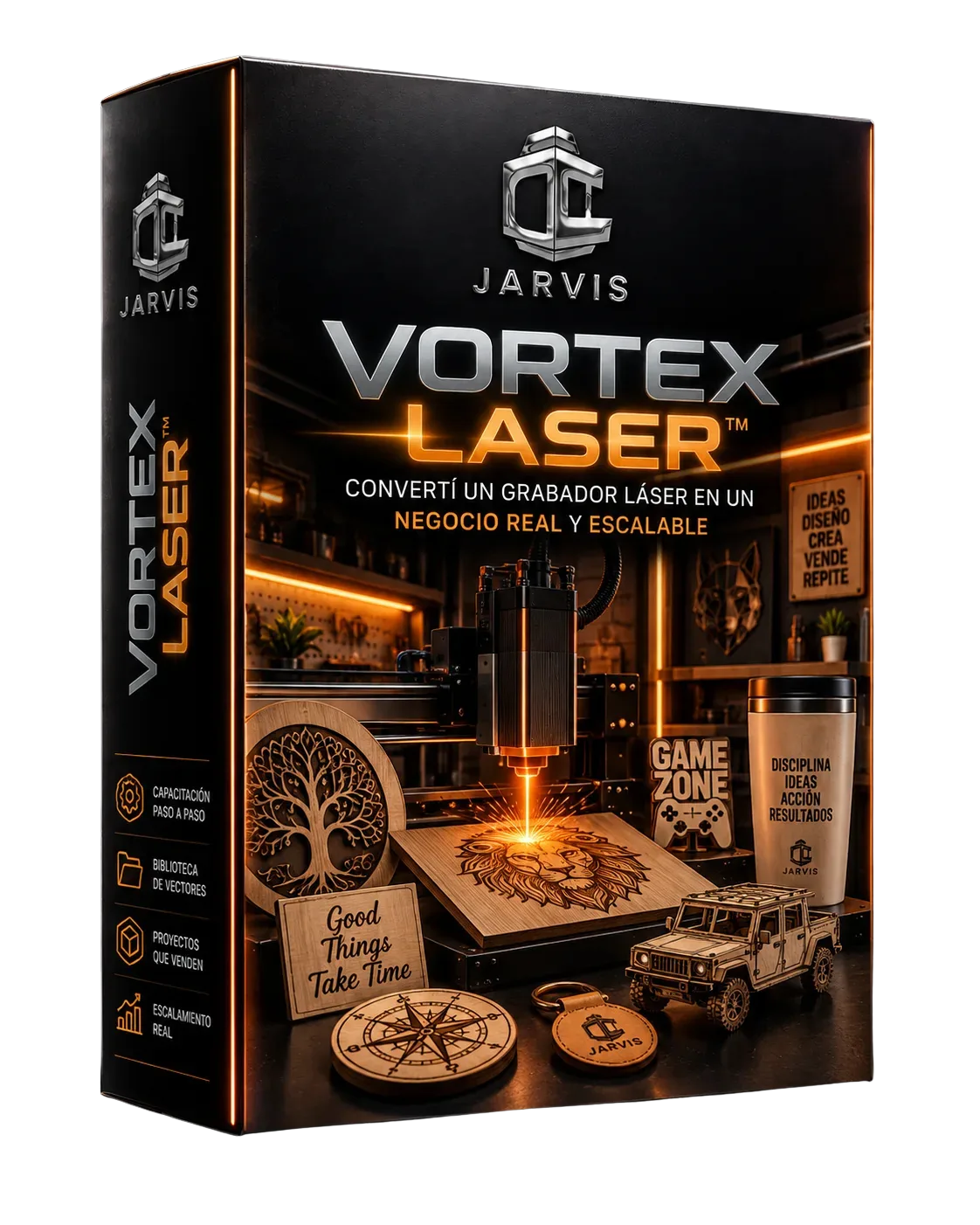 Vortex Láser - Biblioteca 10.000 diseños para máquina de corte láser